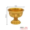 Copo de latão com dragão e fênix em relevo, ornamento de copo de vinho dragão e fênix "Cem Bênçãos" estilo chinês, presente criativo de alta qualidade para uso pessoal