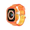 Adecuado para correa Apple Watch 8 de 49 mm Apple SE watch iwatch6 transparente glaciar integrado s7/5 correa