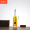 Estoque Pronto do Fabricante Garrafa de Vidro Fosco para Vinho de Frutas 330ml 500ml 0,5kg Garrafa de Vinho Vazia Selada Doméstica Sub-Garrafa