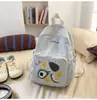 Mochila de Nuevo Modelo Estilo Japonés de Alto Valor Color Caramelo Fresca y Dulce para Estudiantes de Secundaria y Preparatoria, Mochila Ligera de Gran Capacidad para Viajes