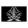 Bandera de Perro Pirata Calavera de Comercio Exterior Tela de Poliéster Impresión Digital Tela de Fondo para Banner Bandera de Hueso Bandera de Calavera Bandera Pirata