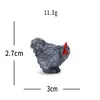 Figurita de Gallo Miniatura Realista de Gama Alta Transfronteriza Accesorios de Decoración DIY Adornos de Escritorio Micro-Paisajismo
