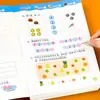 Práctica Diaria para la Transición de Preescolar a Primer Grado, Juego Completo de Cuaderno de Ejercicios de Matemáticas con Pinyin de Preescolar a Primer Grado