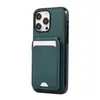 Funda con Tarjetero Plegable para Apple 17 Promax, Funda Trasera para Teléfono con Ranura para Tarjetas 16E/15/14