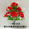 Flores artificiales de plástico, flores falsas, flores para sala de estar, rosas, girasoles, ramos hechos a mano, estilos nuevos, accesorios de baile, venta al por mayor de fábrica