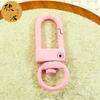 Llavero Hebilla de Puerta Pintada Multicolores Hebilla de Resorte Accesorios para Joyería DIY Hebilla de Figura Ocho Fabricación de Colgantes Caseros Materiales Pequeños