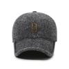 Gorra de otoño e invierno para hombre de mediana edad y mayor, gorra de padre, a prueba de viento, protección contra el frío, gorra de anciano, gorra de béisbol gruesa y cálida con forro polar