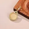 Caixa Gawu Tangka Banhada a Ouro Cobre, Estojo Tangka, Formato Redondo, Tamanho do Núcleo do Cartão 2.0