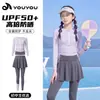 Traje de baño de dos piezas para niñas de secundaria y adolescentes, nuevo modelo 2026, para niños mayores, con copas en el busto, manga larga y pantalón largo, venta al por mayor