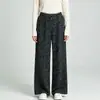 Novas calças de pijama térmicas femininas de outono, tecido escovado dupla face, adequadas para usar ao ar livre, estampa de desenho animado, calças de casa, calças compridas casuais