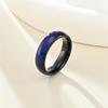 Anillo nicho simple de acero de titanio transfronterizo con decoloración de color, personalidad de Japón y Corea del Sur, fabricantes mayoristas de joyería de anillo de acero inoxidable
