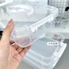 Cajas transparentes de clasificación para organizar bloques de construcción de juguetes, piezas pequeñas y componentes; cajas de almacenamiento tipo cajón para organizar y guardar bloques de construcción
