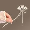 Borla de Abanico Antiguo Horquilla para el Cabello Retro Elegante Horquilla para el Cabello de Disco Sentido Avanzado Nicho Horquilla para el Cabello Hanfu Tocado para Caminar Mujeres