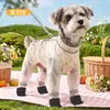 Roupas para cachorro, calças à prova de poeira com forro sherpa para cachorro pequeno no outono e inverno, roupas de estimação de quatro patas, roupas de inverno quentes para cachorro pequeno