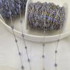 Cadena de cuentas para manualidades, accesorios hechos a mano, collar, borla, pulsera, imitación de ópalo natural, cadena suelta, accesorios, material para ropa