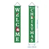 Bandeira Pendurada de Couplet de Natal 2026 Cruzamento Grinch Quebra-Nozes Amazon Jardim Varanda Bandeira Decorativa