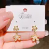 Nuevos Pendientes de Borla Flor de Perla de Diseño Exclusivo para Mujer, Pendientes y Accesorios para Orejas de Moda Exquisitos Retro Franceses