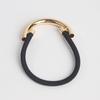 Sencilla banda para el cabello semicircular de aleación estilo coreano personalidad cepillada moda OL europea y americana banda de goma para cola de caballo para el cabello joyería para la cabeza