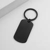 Amazon Acero Inoxidable en Blanco Marca Militar Colgante de Pareja Multiestilo Marca Militar Personalidad Grabado Láser en stock Venta al por Mayor