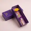 Regalo de San Valentín transfronterizo: rosa de pan de oro, flor eterna, caja de regalo para el Festival Qixi, ramo, producto terminado con un toque de alta gama