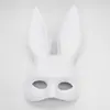 Ángel Misterioso Popular Máscara de Orejas de Conejo para Mascarada de Halloween Máscara de Chica Conejo Diversión de Pascua Bar
