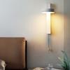 Lámpara de pared, lámpara de noche, lámpara de pared para dormitorio, simple, moderna, creativa, sala de estar, LED, escalera, pasillo de hotel con interruptor de cable