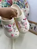 Zuecos de Estrella de Mar Azul y Concha Accesorios DIY Flor de Zapato Estéreo de Gama Alta Hebilla de Zapato Decoración Desmontable