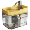 Dispensador de Água Transparente de Alta Qualidade para Gatos, Automático com Fio, Bacia com Fluxo de Água Circulante, Dispensador de Água para Pets