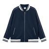 Chaqueta de Traje de Béisbol de Algodón Compuesto de 320g con Cierre de Contraste para Primavera y Otoño, Cárdigan de Estilo Académico de Marca de Moda para Hombre, Suéter para Pareja