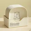 Plato pequeño de hueso de alta calidad para uso doméstico, de grado alimenticio, apto para microondas para snacks, plato de vajilla para huesos con base