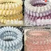 Elásticos de Cabelo de Fio de Telefone de Alta Qualidade, Cordas de Cabelo de Bolinhas de Alta Elasticidade, Elásticos de Cabelo de Verão, Acessórios de Cabelo Femininos, Duráveis, Sem Marcas, Grampos de Cabelo Elegantes