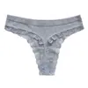 Tanga Europeo y Americano Sexy de Encaje de Algodón Puro para Mujer Tanga de Encaje Sexy Puro Deseo