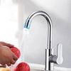 Grifo de Cocina Frío y Caliente Lavabo para Lavar Verduras Fregadero para Lavar Platos Fregadero Doméstico a Prueba de Salpicaduras Grifo Frío y Caliente Booster