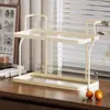 Portavasos Mesa de Comedor Estante para Guardar Vasos Sala de Estar Escritorio Estante para Colección de Vasos Bandeja Estante para Tazas de Té Doméstico