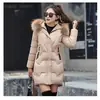Abrigo de Algodón para Mujer 2026 Nuevo Comercio Exterior Transfronterizo Engrosado de Longitud Media Ajustado Chaqueta de Algodón Estilo Coreano Ropa para Mujer Tallas Grandes