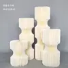 Soporte de exhibición de columna romana, columna plegable para bodas, mesa de postres, columna blanca, suministros de decoración para escenas de cumpleaños de papel