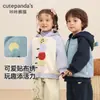 Kaka Panda Abrigo de Invierno para Niñas Chaqueta de Forro Polar y Algodón para Niños Top de Invierno para Niños Ropa de Bebé Ropa para Niños Pequeños