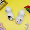 2026 Novo Verão Desenho Animado Preto e Branco Boneca Chorando Infantil Princesa Ballet Tamanco EVA Outdoor Fechado na Ponta Chinelos de Praia