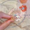 Pulsera de Corazón de Niña Dibujo Animado Sanrio Línea de Teléfono Bandas de Goma Pequeñas Enviar a Novia Novio Cuerda para el Cabello Doble Propósito Femenino Lindo