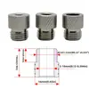 Juego de Brocas de Tornillo Moleteado de Acero Inoxidable Punzonadora de Procesamiento Localizador de Espigas Redondas para Madera Juego de Brocas Abreagujeros de Posicionamiento Vertical