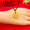 Collar Colgante Tradicional de Amuleto de la Suerte, Colgante Personalizado para Mujer Xiaohongshu, Cadena para Suéter Hecha a Mano, Entrega Rápida Mismo Estilo, Venta al por Mayor