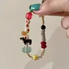 2025 Novo Pulseira de Contas Coloridas Pixiu Tecida à Mão Retrô Versátil High-End Clareador Pulseira Atacado