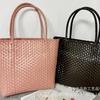 Comercio exterior exportación bolsa tejida a mano de gran capacidad Bolso de mano moda simple bolso de hombro bolsa de estudiante cesta portátil bolsa de playa