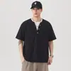 Ropa para Hombre Fengshe / Camiseta de Manga Corta Pullover Falsa de Dos Piezas Camiseta Retro Japonesa para Hombre Camiseta Casual Sencilla