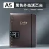 Cuaderno de Hojas Sueltas con Pinza de Hierro Cuaderno B5 con Línea Horizontal Cuaderno de Corrección de Errores A4 Bloc de Notas A5 con Cubierta de Hojas Sueltas Desmontable y Recargable