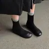 Botines tobilleros de punta redonda, tacón oculto, invisibles, que aumentan la altura, no cansan, botines de caña corta, suela suave, botines adelgazantes, cómodos, de colorblock, para mujer, elásticos