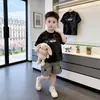 Conjunto de Verano para Niños 2026 Nuevo Elegante y a la Moda Ropa de Manga Corta para Niños, Ropa para Niños Pequeños Estilo Coreano