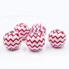 Xinyi 16mm He Madera Perlas Festival de Primavera Color Caramelo Rayas Coloridas Colorido Navidad Madera Perlas DIY Accesorios para Joyería Colgantes