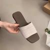 Zapatillas Planas Plateadas Zapatos de Mujer Ropa Exterior 2025 Nuevo Verano Fondo Suave Playa Sandalias Francesas