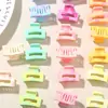 Novo Prendedor de Cabelo Colorido Transfronteiriço de 2,5 cm em Cores Macaron para Penteados Updo e Rabos de Cavalo, Pequeno Acessório de Cabelo